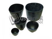 KEYSTONE Black Flexible Rubber Mixing Bowl Medium 4inches in Diame 034 1150020 Us Dental Depot