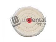 KEYSTONE Muslin Buffs 4inch x 24Ply 12pk carefully s 034 1180150 Us Dental Depot