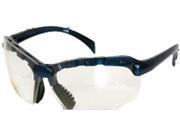 VISION Task Vision Sport Clear Safety Glasses Blue Frame 122175 Us Dental Depot