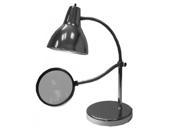 VISION Task Vision Chrome Desk Lamp W Magnifier Dl 3 121933 Us Dental Depot