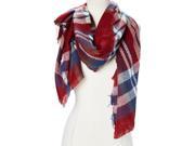 Amtal Women Plaid Checkered Casual Soft Blanket Winter Oblong Scarf