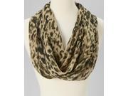 Amtal Lightweight Army Camouflage Style Soft Casual Chiffon Infinity Scarf