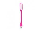 Revolity 1pc Hot Flexible USB 6 LED Light Lamp White Light For Computer Keyboard Reading Notebook PC Laptop Color Pink