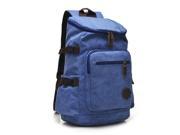 Revolity Antiques Canvas Backpack Large Capacity Travelling Backpack Color Blue