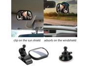 Baby Back Seat Mirror Wide Clear View Angle Baby Car Mirror RevoLity Kids Automotive Safety Back Seat Rear View Mirror Easy to Watch Your Children in the Ca