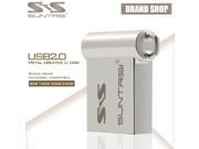 Suntrsi USB Flash Drive 64GB Mini Metal USB Stick Pen Drive High Speed Pendrive Customized Logo USB Flash Real Capacity