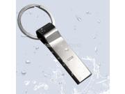 Micro Drive usb flash drive 8GB 16GB 32GB 64G Silver keychain shape waterproof USB 2.0 Flash Pen Drive Disk Memory Sticks