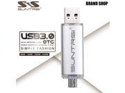Suntrsi OTG Pen Drive USB 3.0 Flash Drive 64GB 32GB 16GB 8GB USB Flash Drive Customized Logo Pendrive USB Stick