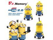 Classic Carton Minions Pen Drive Pendrives 4gb 8gb 16gb 32gb 64gb U Disk Flash Card Memory stick Usb Flash Drive