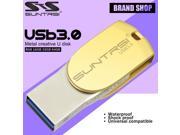 Suntrsi USB Flash Drive OTG USB 3.0 64GB Pendrive High Speed Micor USB Storage Pen Drive USB Stick Metal Flash Drive for Android