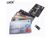 Real 2G 4G 8G 16G 32G Bank Credit Card Shape USB Flash Drive Pen Drive Memory Stick Drop Shipping