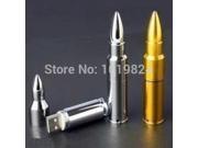 100% real capacity bullet metal gold and silver 8gb 16gb pendrive personalized Usb Flash Drives S375