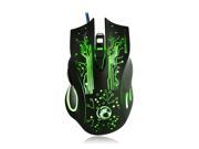 Professional USB Gaming Mouse 5000DPI Wired Optical Mouse 6 Buttons E Sports Computer Mice Ratones Pc X9