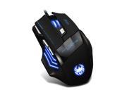 Top Quality Mosunx Professional 7 Button LED Optical USB Wired 5500 DPI Gaming PRO Mouse For Pro Gamer Tech Adjustable DPI Mice