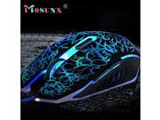 Top Quality Mosunx Professional Colorful Backlight 4000DPI Optical Wired Gaming Mouse PC Laptop Tech Adjustable DPI Mice Gamer