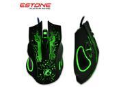 Estone x9 2400DPI LED Optical 6D USB Wired game Gaming Mouse gamer For PC computer Laptop perfect upgrade combine x5 x7