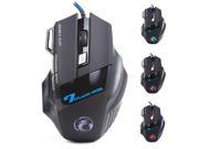 Zoweetek Professional Wired Gaming Mouse X7 Button 5500 DPI LED Optical USB Wired Computer Mouse Mice Cable Mouse
