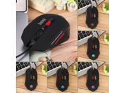 Wired 6D USB Optical Gaming Mouse Scroll Wheel LED Breathing Light PC Laptopest