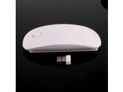 Ultra Slim 2.4ghz Wireless Optical Mouse for Laptop PC 10M USB Household Working Mouses White Y60*SY0019 M5