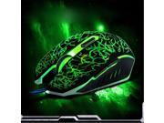 Professional Colorful LED Backlight 4000DPI Optical Wired Gaming Mouse Mice for Computers PC Laptop