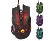 3200DPI LED Optical 6 Buttons 6D USB Wired Gaming Game Mouse Pro Gamer Computer Mice For PC Adjustable USB Wired Gaming Mouse