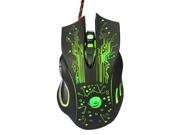 6 Button 5500 DPI LED Optical USB Wired Gaming PRO Mouse Mice For PC Laptop June07