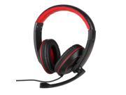 GX K9 Headset Stereo Headphone Bass Earphone With Mic For PC Computer Gamer MP3 Black Red