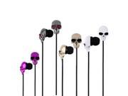 Cool Skull Stereo Earbud Earphones Headphone For Smartphone MP3 43.5mm Wholesale