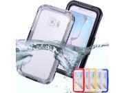 S6 edge Waterproof Swim Diving Case For Samsung Galaxy S6 G9200 S6 Edge Clear Protective Front Back PC TPU Cover Accessories