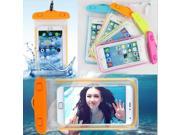 Swim photography Waterproof Phone Pouch Bag Night Underwater Luminous Case For Huawei P8 Lite Honor 6 Plus D2 Most Phones Cover