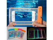 Swim photography Waterproof Bag Underwater Luminous Case For Samsung GALAXY NOTE 5 4 3 2 1 A5 A7 Back cover For iphone 6S 6splus