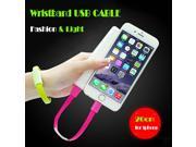 ELIANT 20CM Wristband 8pin usb cables Charger data sync usb charging cable cord For iphone 5 5s 6 6s plus ipad cell phones Cable