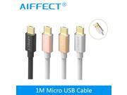 AIFFECT Micro USB Cable 5V3A Fast Charging Mobile Phone USB Charger Cable 1M Data Sync Cable for Samsung HTC Android AI UM2A1