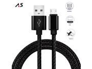 0.2m 2M Nylon Braided Micro USB Cable for Samsung HTC LG Charging Sync Data USB Cable for iPhone 7 6 6s Plus 5s iPad Mini