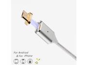 Magnetic Super Fast 2.4A Micro USB Charger Cable For iPhone 5 5s 6 6s 7 Plus Magnetico Cable for Samsung for LG XIAOMI Android