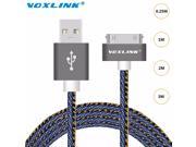 VOXLINK Metal plug usb cable for iphone 4s 30 Pin USB Sync Data Charging Charger Cable For iphone 4 4s iPad 1 2 3 4