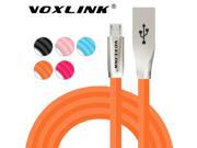 VOXLINK Micro USB 3D Zinc Alloy Fast Data Sync Charger Cable For Samsung S6 S5 S4 Huawei Xiaomi HTC Andriod Phone USB Cable