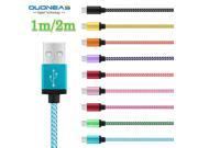 OUDNEAS Micro USB Cable 5V 2A Quick Charge Metal Braided Cord Data Sync Wire For Samsung Galaxy HTC Lenovo Huawei Phone Microusb