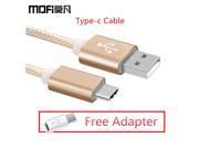 Type c cable oneplus 3T cable MOFi xiaomi mi5s cable USB charger fast huawei mate 9 Micro USB with free type c adapter