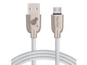 NganSek Metal Micro USB Cable USB For Huawei Charging Mobile Phone USB Data Sync Cable for Samsung HTC Zinc Cable 50cm 1M