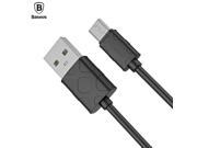 Baseus Micro USB Cable 2.1A Fast Data Sync Charger Cable For Samsung Huawei Xiaomi HTC LG 1M Android Mobile Phone Cables