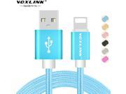 VOXLINK 8 Pin TO USB Cable 3M Bradid Nylon IOS Mobile Phone Data Cable For iPhone 5 5S 6 6S 7 Plus iPad 4 mini 2 Air 2