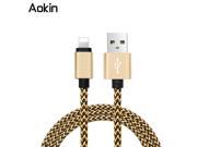 Aokin 2016 est 1M Aluminum Micro USB Cable Mobile Phone Metal Cables Data Sync Charging For iPhone 5 6 Samsung S6 Charger