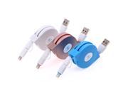 CAFELE 150cm 2 in 1 fast Charging Cable Retractable mini 8 pin usb cable for iPhone 5s 6 6s plus micro usb cable for android