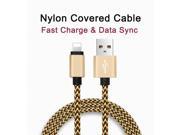 1M Braided USB Cable for iPhone 5 5s for iPhone 6 6S Plus SE iPad 4 Pro Air iphon 5 mobile phone cable Data Sync Charger