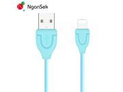 NganSek For iPhone Cable Sync Data Charger USB Cable USB For iPhone 6 6s 7 plus SE iPad 4 Air 2 Mobile Phone Cable Colorful Cord