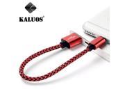100% KALUOS iOS8 9 Phone Charger Cable For iPhone 6 6S Plus 5 5S iPad 4 Air 2 Fast Charging USB Data Transmit Wire 25CM 2m