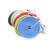2M Braided Flat 30 pin USB Data Sync Charging Charger Cable Cord For iPhone 4 4S 3G iPad 2 3 iPod Nano