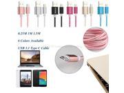 0.25m 1m 1.5m USB Type C Mobile Phone Charger Cable USB C Charging Cabel for Umi z plus e LG G5 Huawei p9 Xiaomi mi4c Leeco le 2