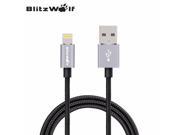BlitzWolf 3.33ft 1m MFI Certified Braided Charger USB Data Cable For iPhone 6 6S 6 Plus 6s Plus 5 5S 5C USB Cables